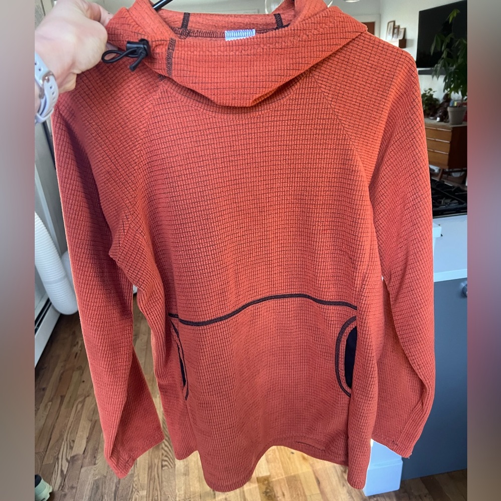 Melanzana Micro Grid Hoodie V2 Orange Woman’s Medium